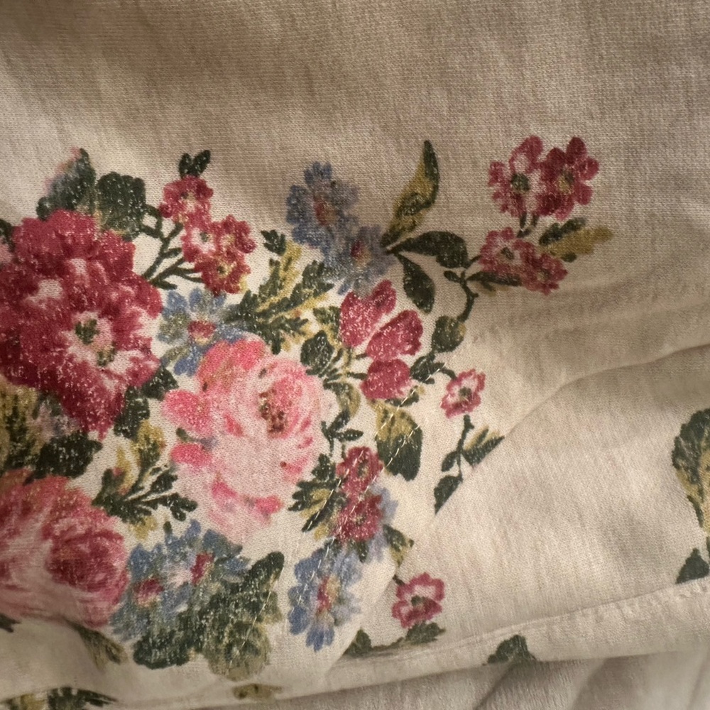 Floral Print Women's Pants - Picture 6 of 9